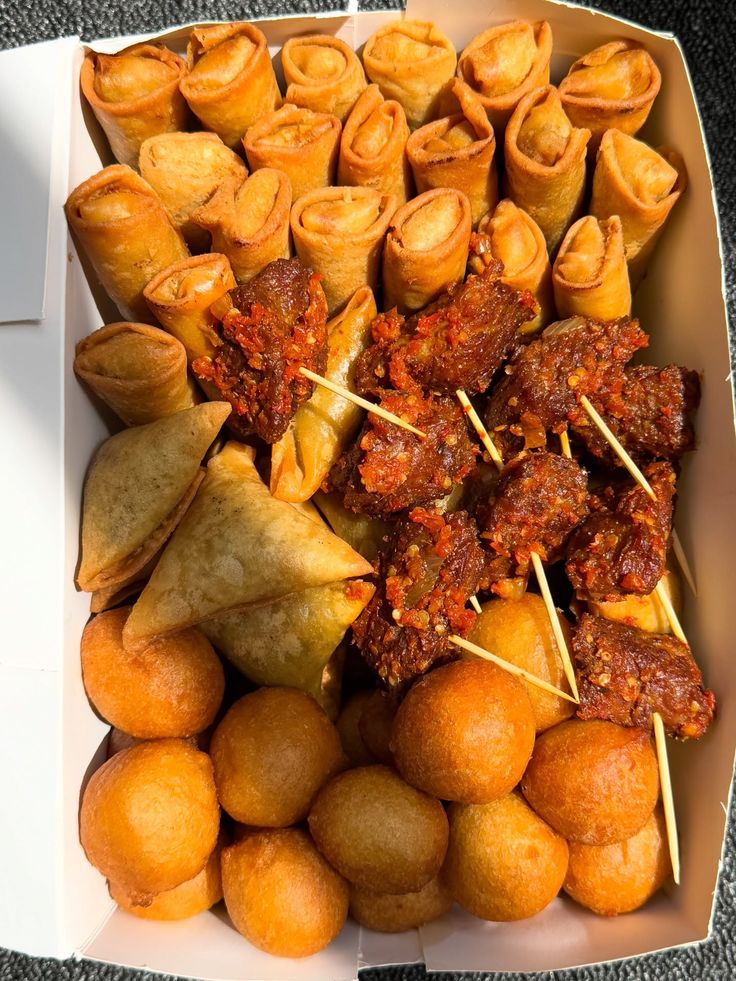 Small chops platter